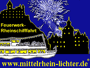 Rheinschifffahrt Mittelrhein Lichter  2003