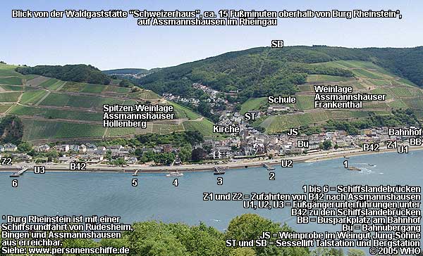 Assmannshausen im Rheingau bei Rdesheim am Rhein